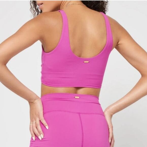 New L*Space Twist of Fate Sports Bra BAE Berry Women Small NWT - Picture 2 of 10